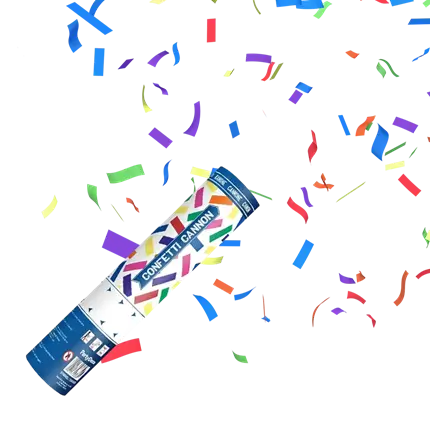20cm Mix confetti kanonnen