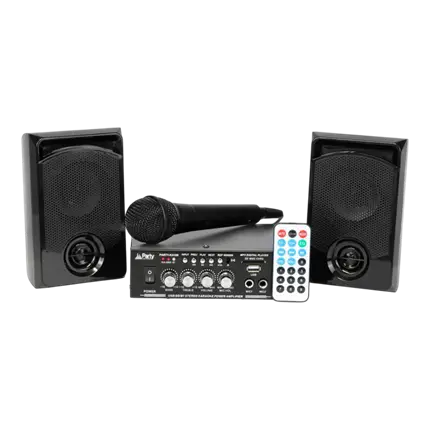 PARTY-KA100 Karaoke-kit met usb/sd & bluetooth