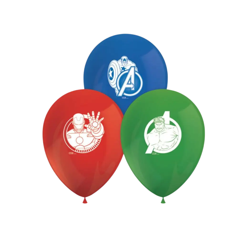 Avengers ballon - Set van 8