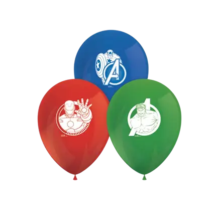 Avengers ballon - Set van 8