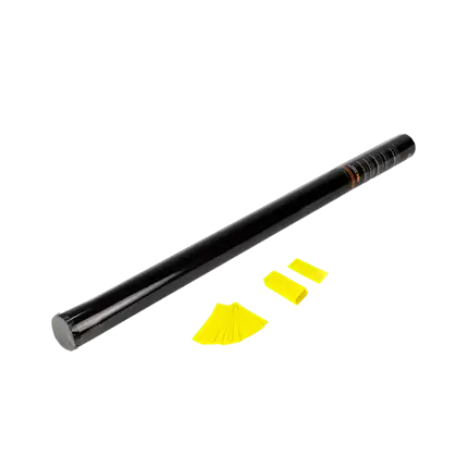 Handmatig confetti kanon 80cm - Geel