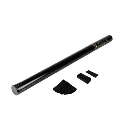 Handmatig confetti kanon 80cm - Zwart