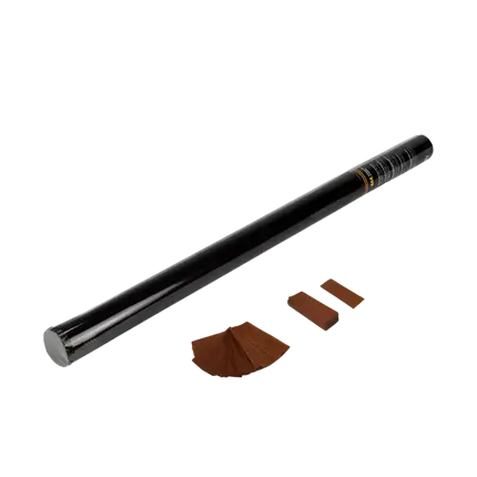 Handmatig confetti kanon 80cm - Bruin