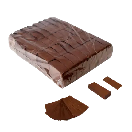 1kg confetti zak - Bruin