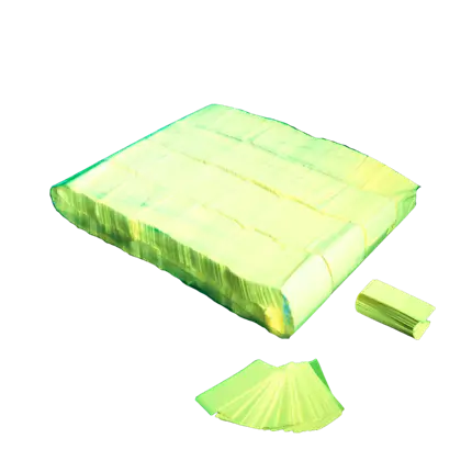 Fluorescerende confetti zak 1KG - Geel