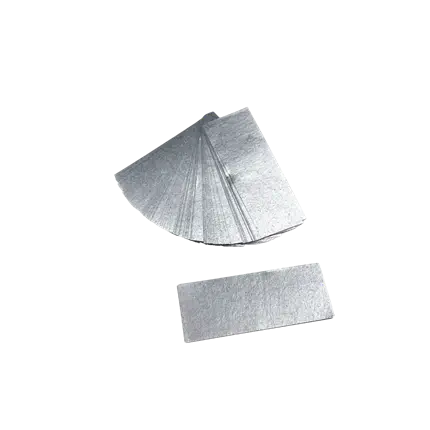 100% biologisch afbreekbare metallic confetti zak 1KG - Zilver