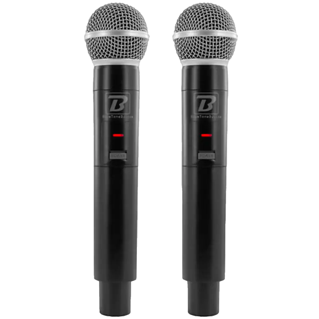 2 BoomTone DJ draadloze microfoons - UHF Duo