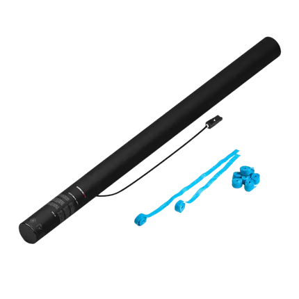 Blue Streamer elektrisch confetti kanon 80 cm