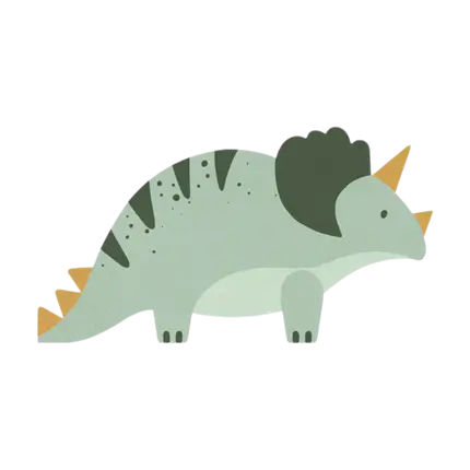 Triceratops servetten