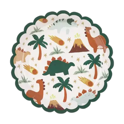 Dinosaurussen verjaardagsbordjes