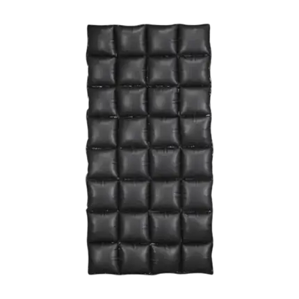 Ballonnengordijn Zwart 143 cm