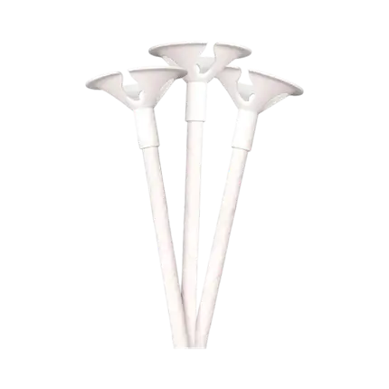 Toverstok met ballonclip - Wit