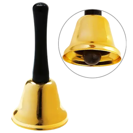 De bel van de kerstman