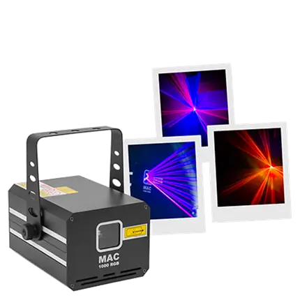 MAC 1000 RGB - Professionele meerkleurenlaser
