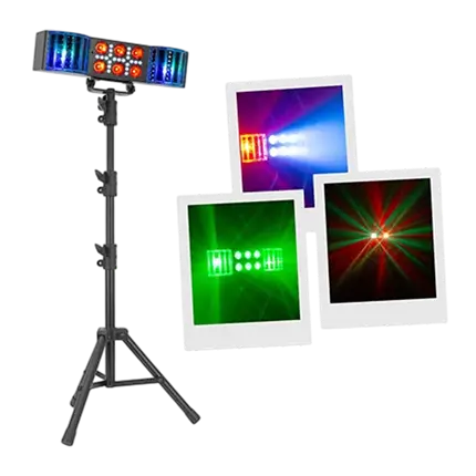 Twin Derby - 3 in 1 effecten met DMX