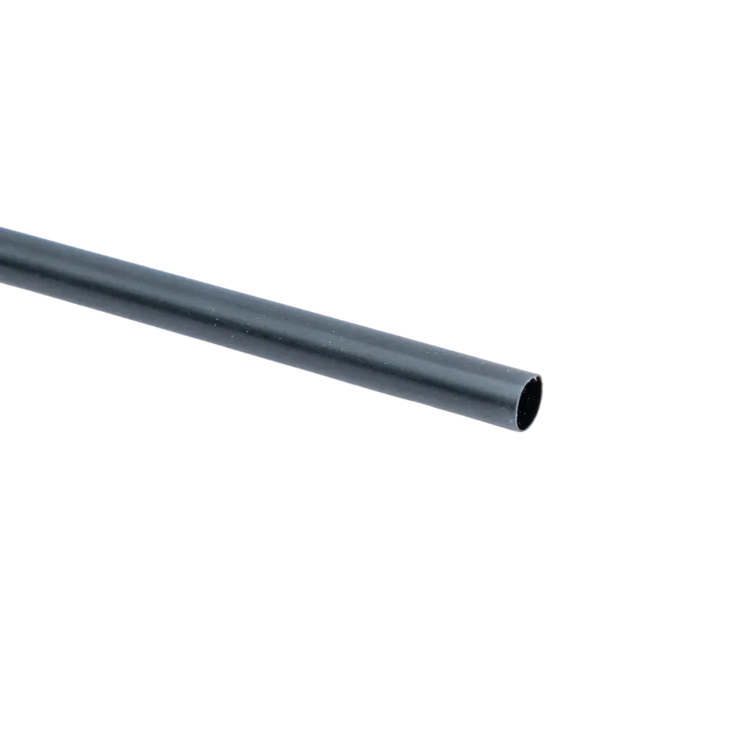 Herbruikbaar PP rietje - Zwart 20cm/ø6mm (SET VAN 250)