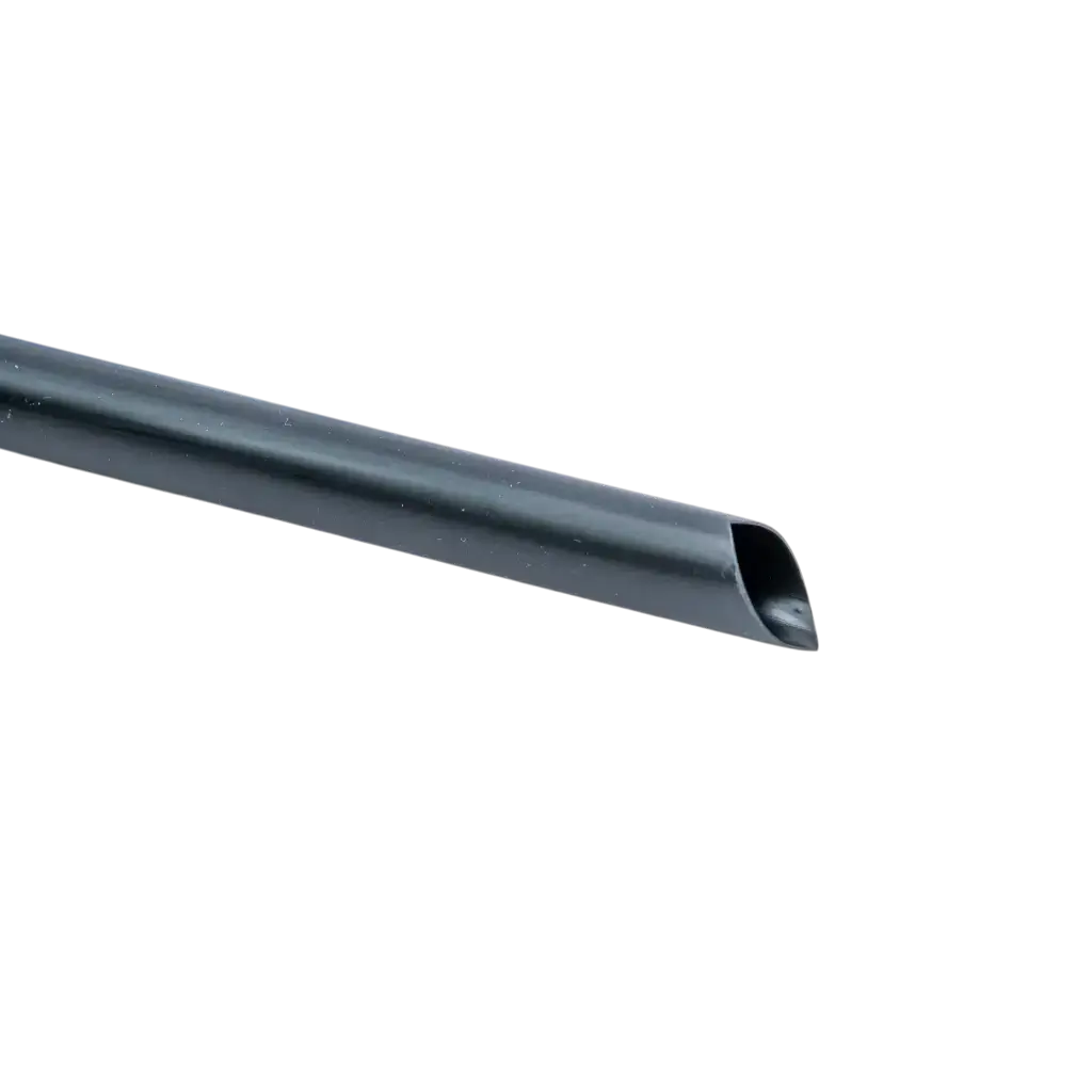 Herbruikbaar PP Afgeschuind Bubbel Thee Rietje - Zwart 20cm/ø12mm (SET VAN 100)