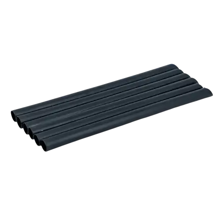 Herbruikbaar PP Afgeschuind Bubbel Thee Rietje - Zwart 20cm/ø12mm (SET VAN 100)