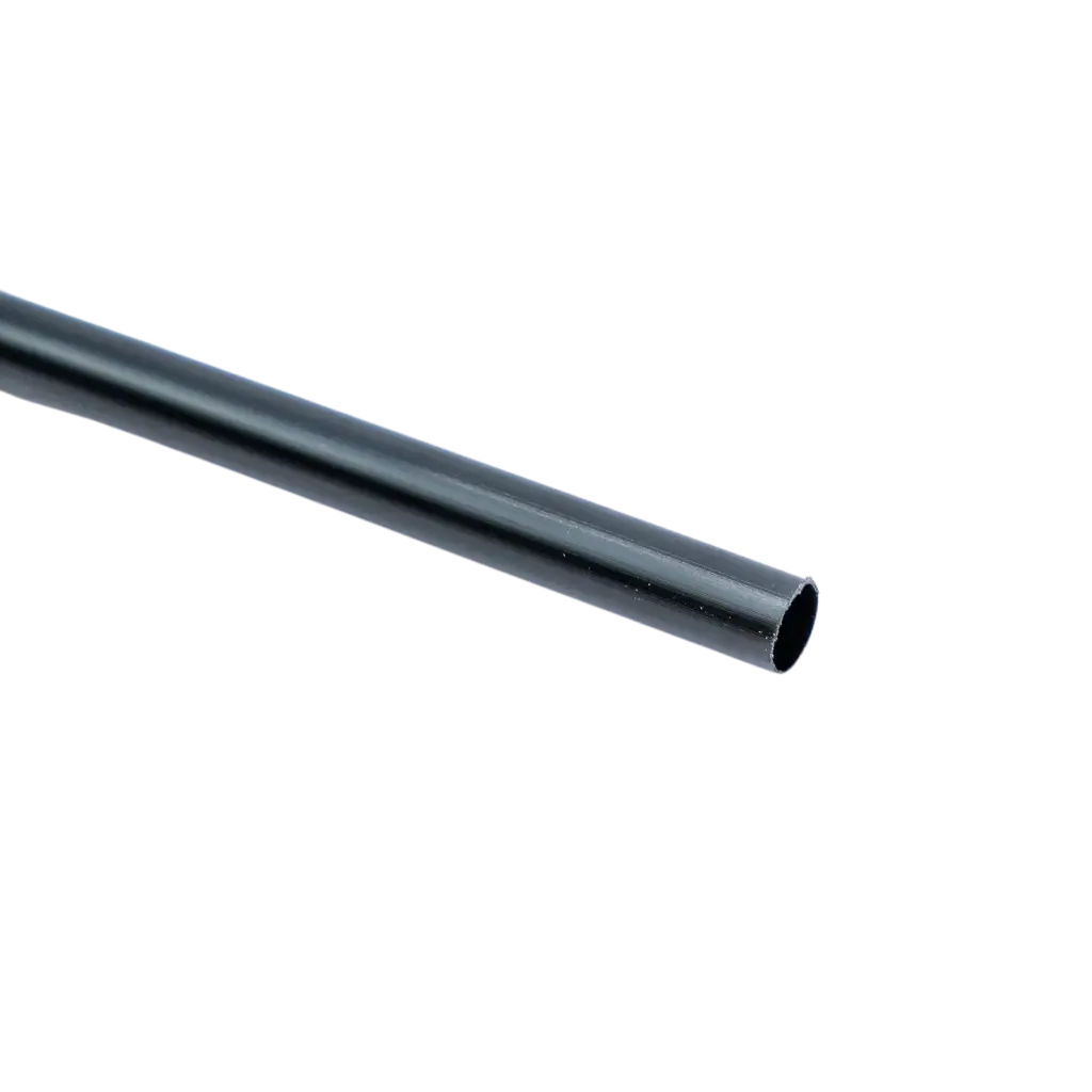 Herbruikbaar PP Cocktailrietje - Zwart 20cm/ø8mm (SET VAN 250)