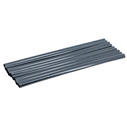 Herbruikbaar PP Cocktailrietje - Zwart 20cm/ø8mm (SET VAN 250)