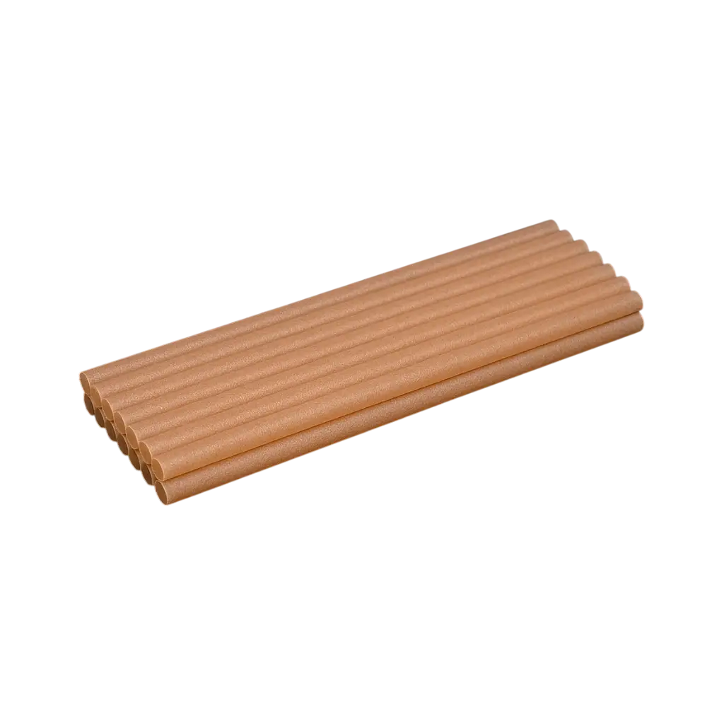 Plantaardig cocktailrietje 20cm ø6mm 100% biologisch afbreekbaar (verpakking van 250)