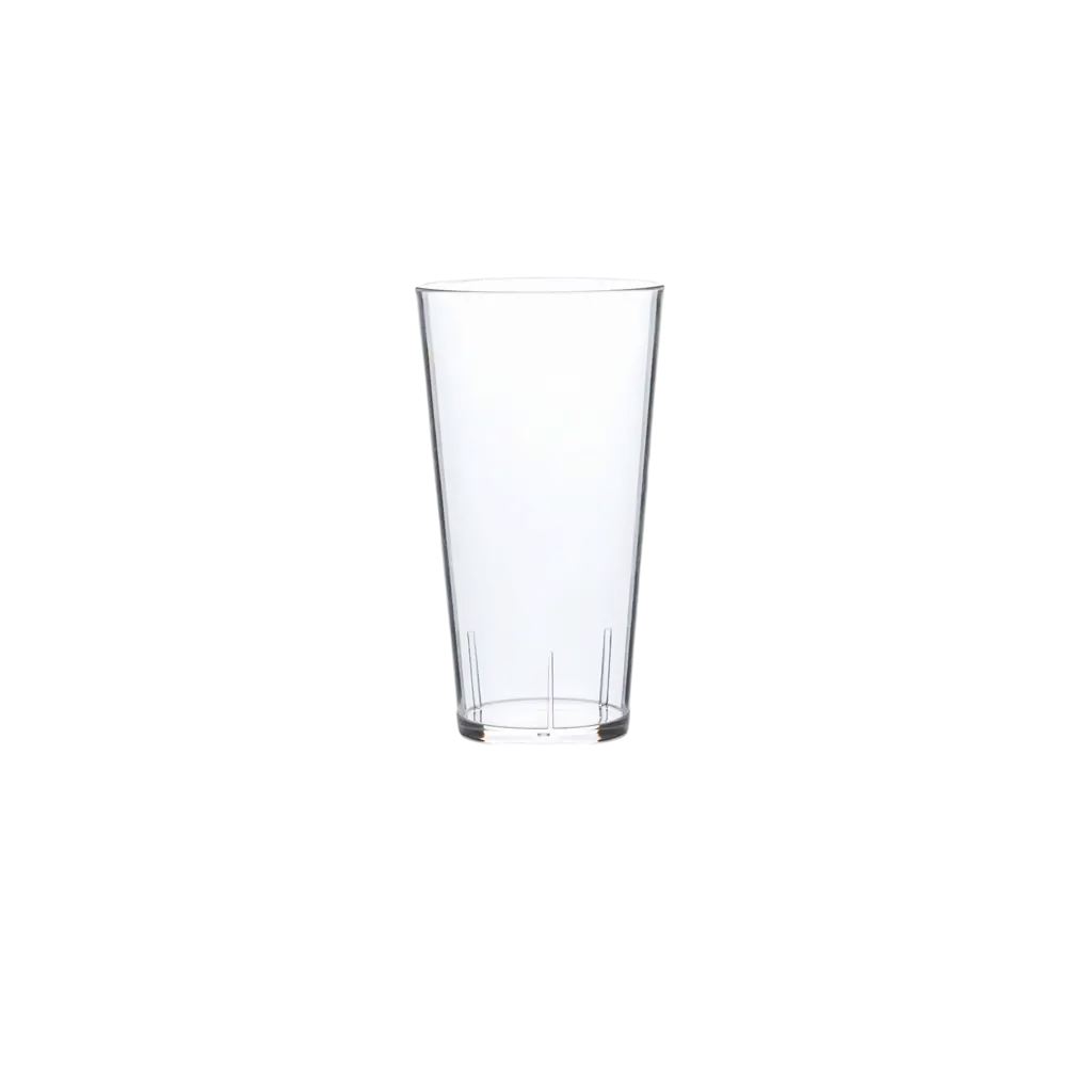 Conic" onbreekbaar bier- en cocktailglas in Ecozen - 33 cl