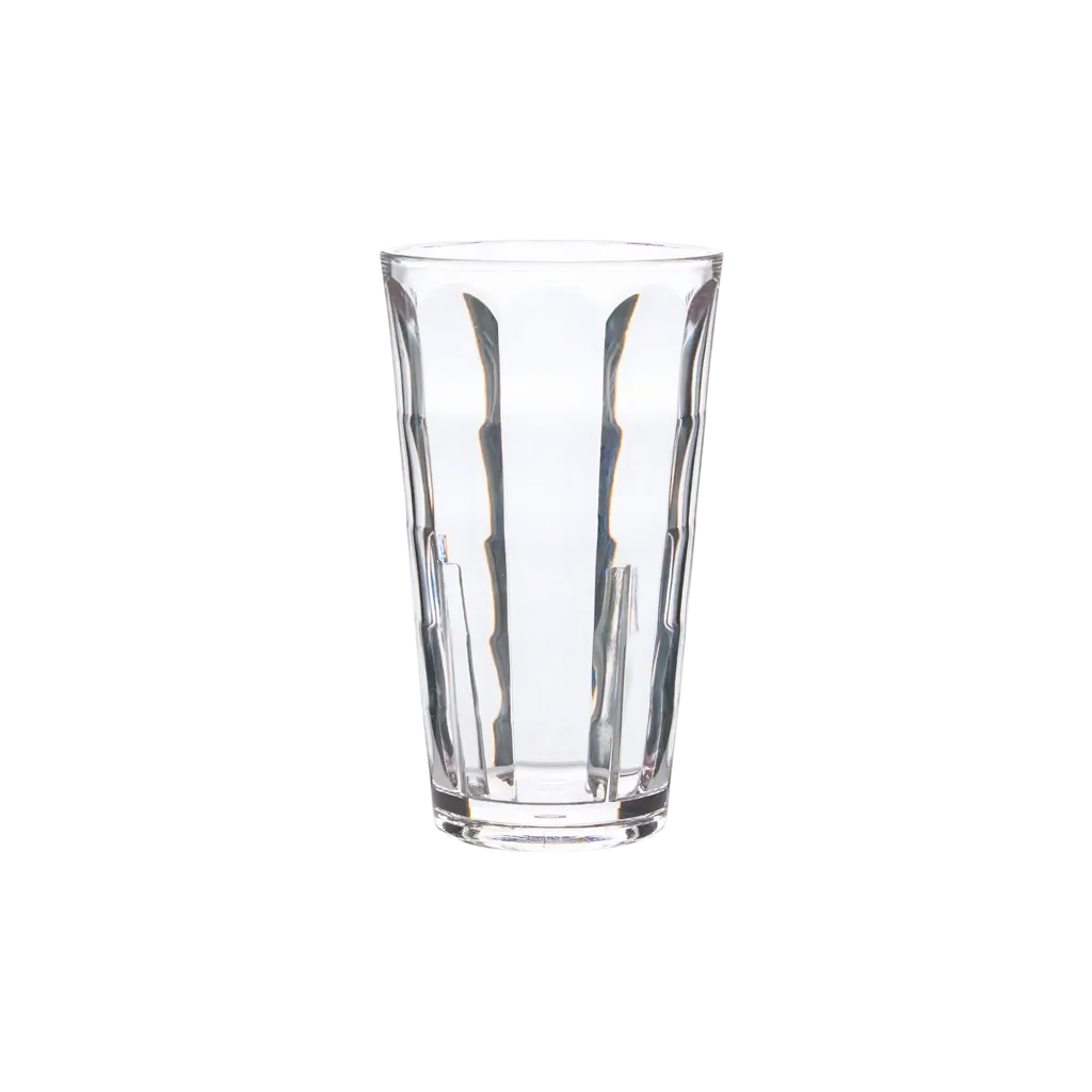 Optic Square" onbreekbaar bier-, water- en cocktailglas in Ecozen - 34 cl
