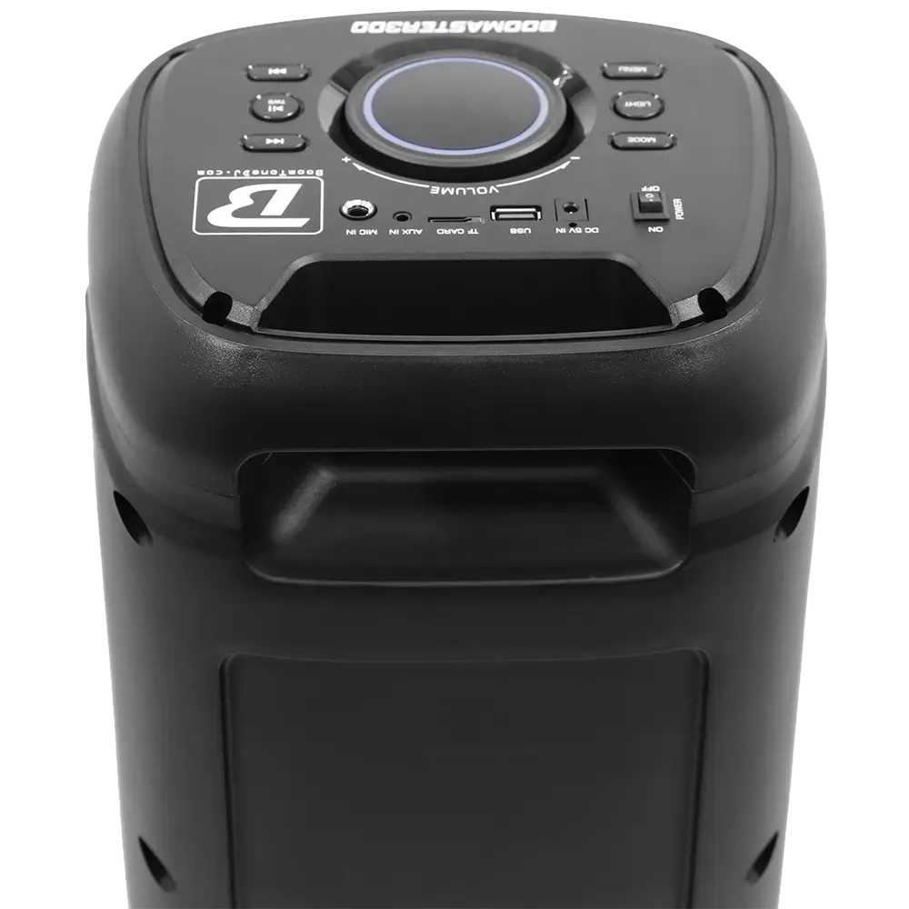BOOMaster 300' draagbare acculuidspreker - 250W met Bluetooth, LED