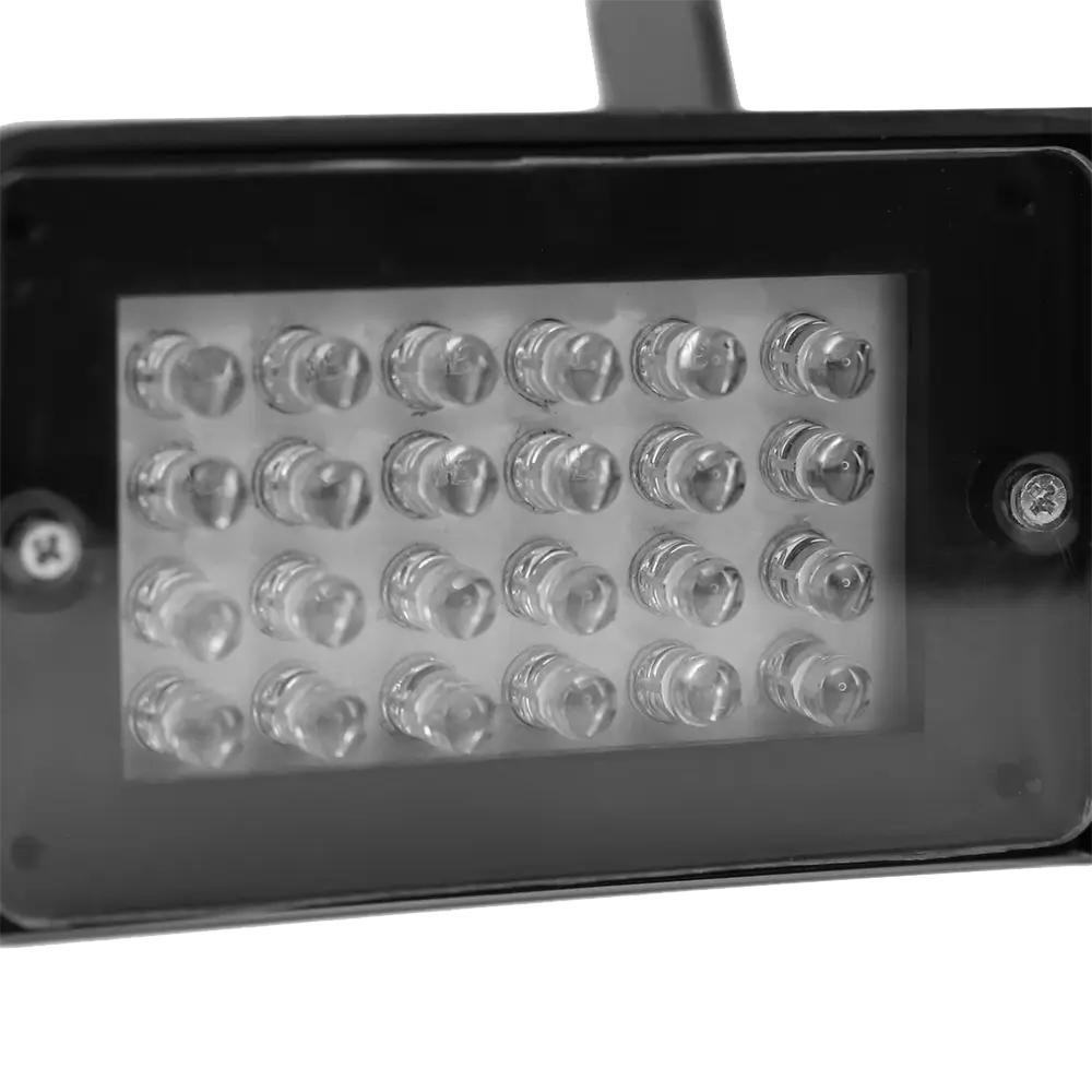 FLASHLED-MINI" LED-stroboscoop - 24 witte LED's, instelbare snelheid