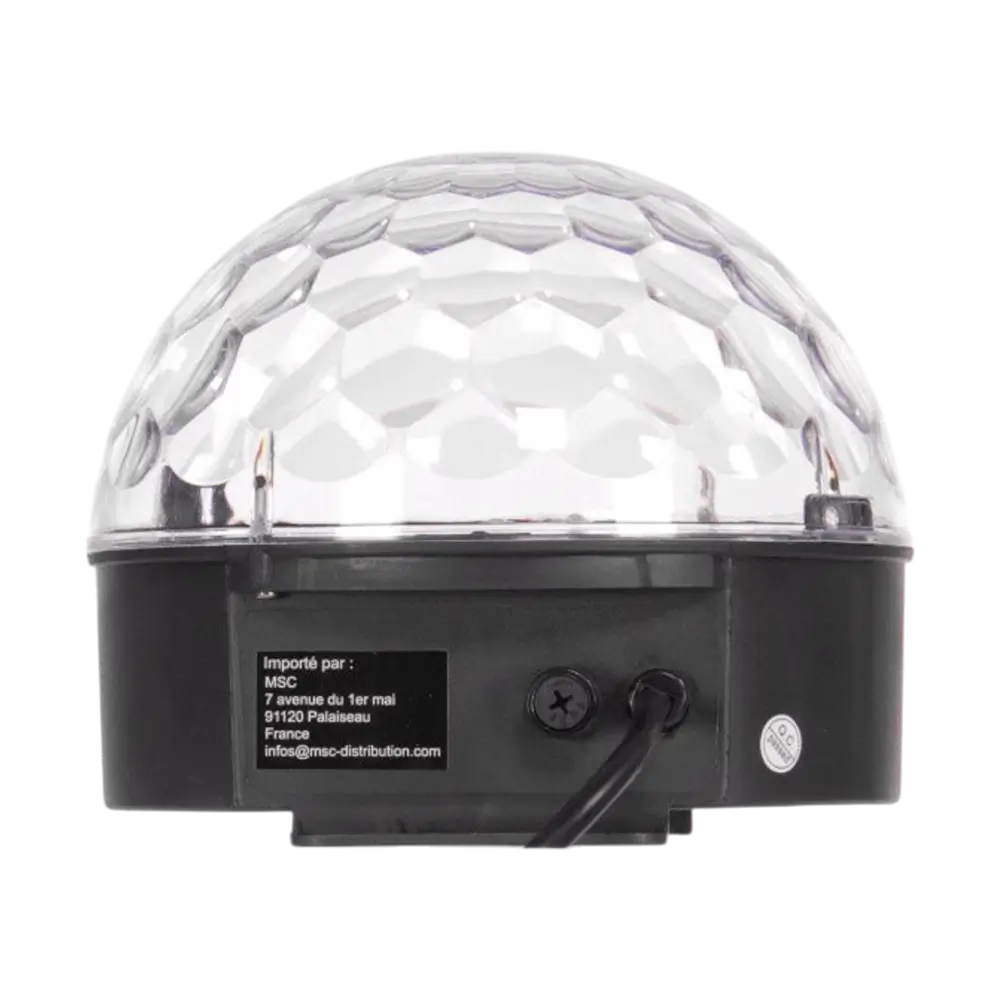 Color Ball" LED-lichtset - RGB 9W, 82 lenzen, afstandsbediening inbegrepen