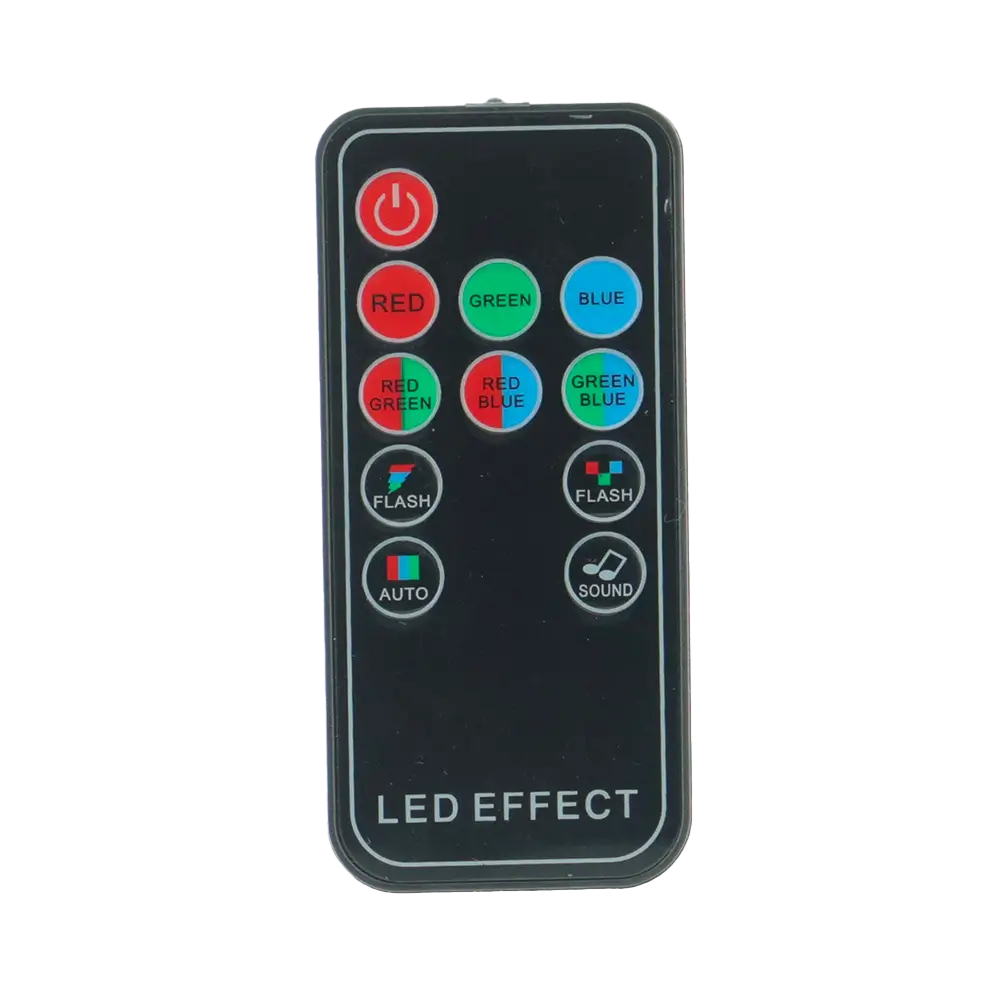 Color Ball" LED-lichtset - RGB 9W, 82 lenzen, afstandsbediening inbegrepen