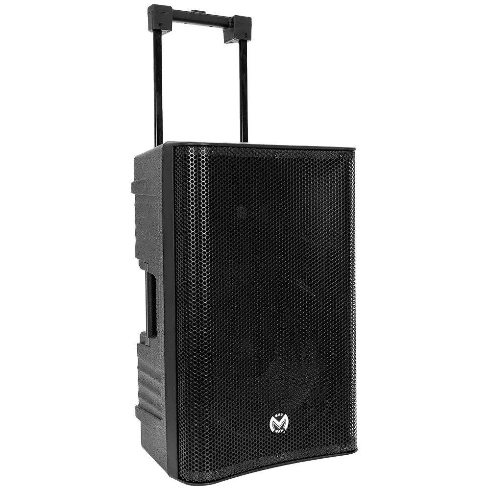 Draagbare luidspreker "Mobile Pro 12" Mac Mah – 500W, Bluetooth, 2 UHF-microfoons