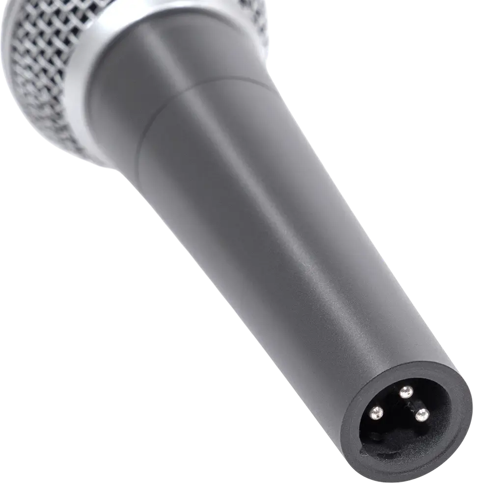 Dynamische microfoon "MIC 300" Mac Mah – Set van 3 bedrade microfoons met koffer, klemmen, supercardioïde, XLR