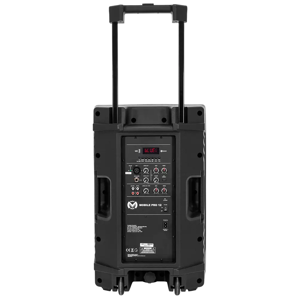 Draagbare luidspreker "Mobile Pro 15" Mac Mah – 600W, Bluetooth, 2 UHF-microfoons