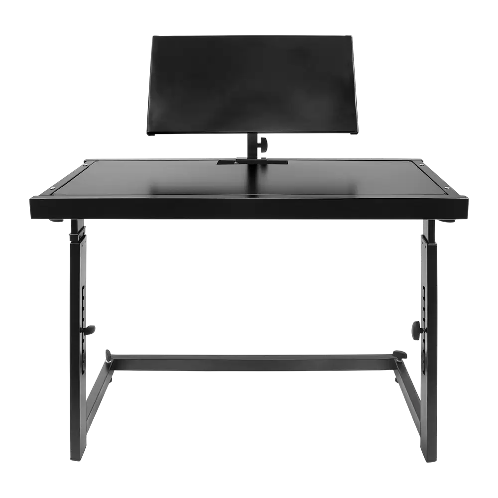 DJ STATION - verstelbare hoogte 68-92 cm, geïntegreerde PC-plank