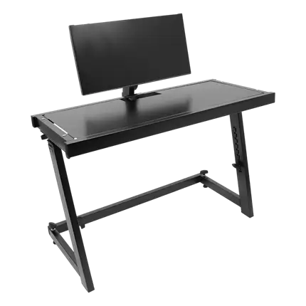 DJ STATION - verstelbare hoogte 68-92 cm, geïntegreerde PC-plank