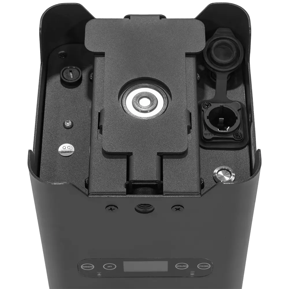 LED-projectoren "IZY Glow Set" Mac Mah – 6×15W RGBWA-UV, draadloze DMX, oplaadbaar