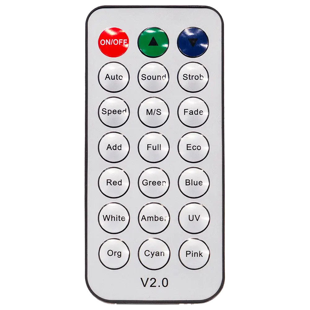 LED-projectoren "IZY Glow Set" Mac Mah – 6×15W RGBWA-UV, draadloze DMX, oplaadbaar