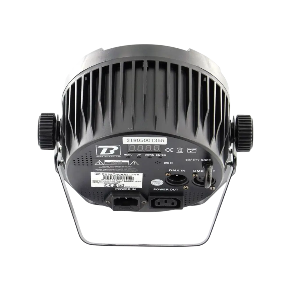 7x10W 5in1 LED PAR schijnwerper - 7 RGBWA LED's, DMX, auto- en muziekmodi en afstandsbediening