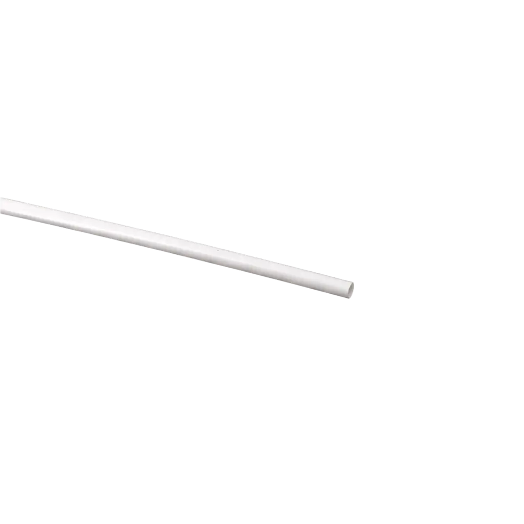 Wit PP recyclebaar rietje 20cm ø 6mm - Voedselveilig en herbruikbaar (Verpakking van 250)