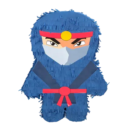 Ninja kloppende piñata - 45 cm