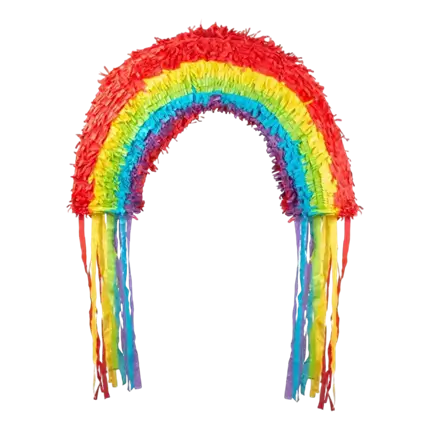 Regenboog piñata - 58 cm