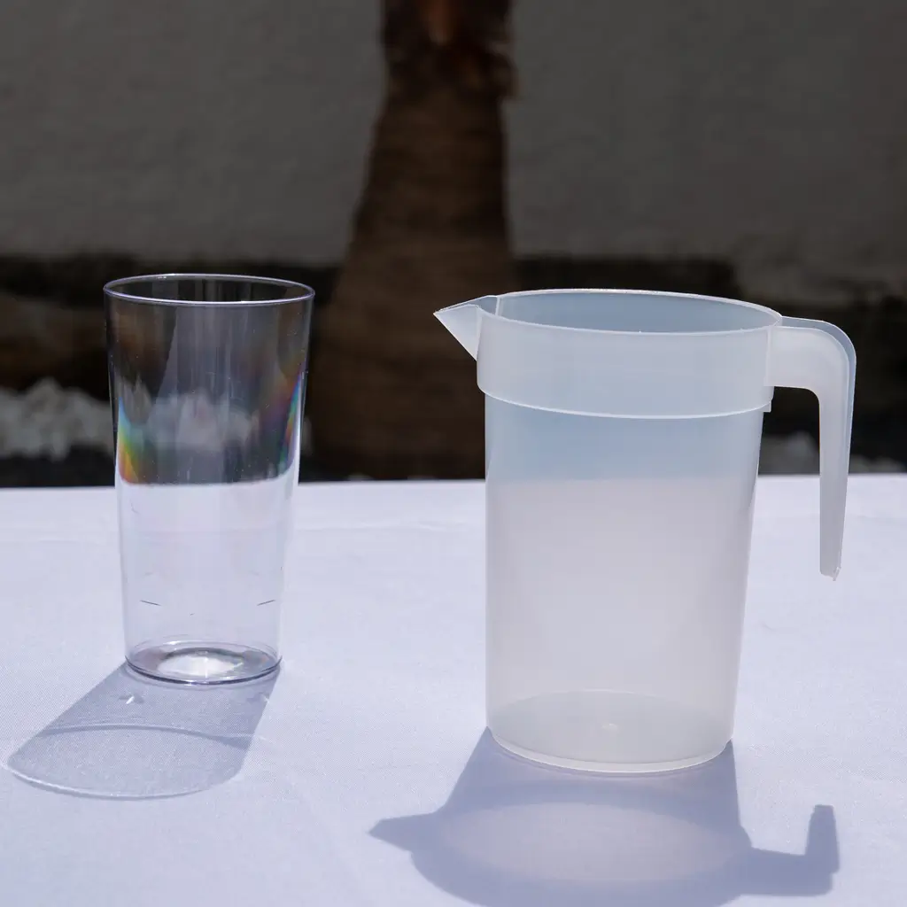 1.5L plastic herbruikbare waterkruik