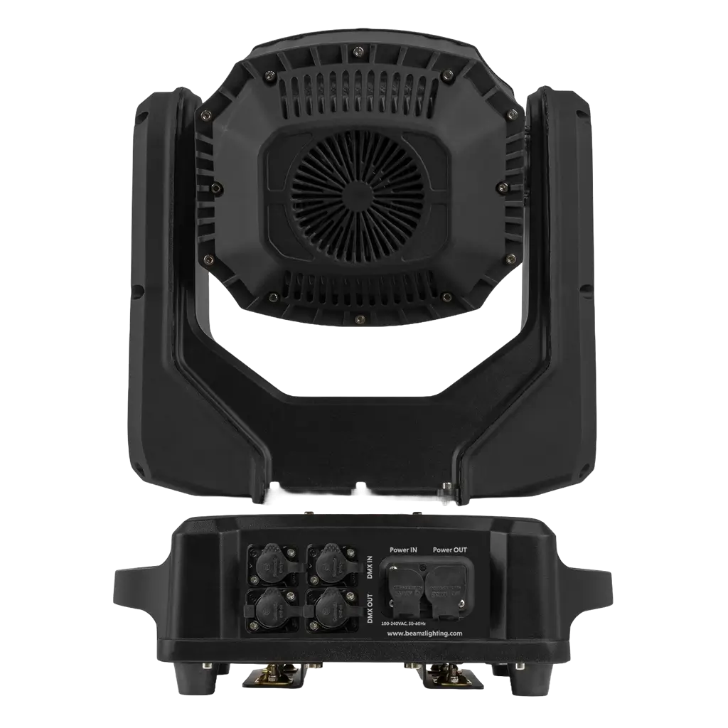 Set van 2 "NEREID120W" verstralers - IP65 waterdicht met flightcase