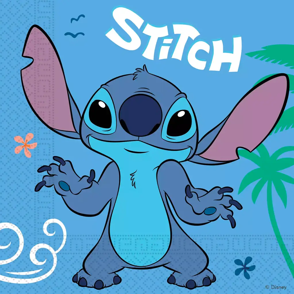 Stitch servet - Set van 20