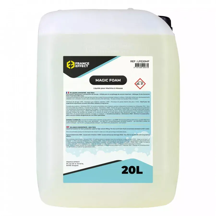 Schuimende vloeistof - 20L - 2%