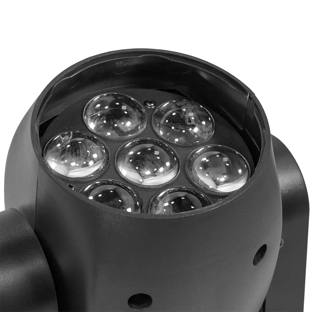 Professionele LED-washkop, "IZY 715 Zoom" - stroboscoop & DMX - Mac Mah