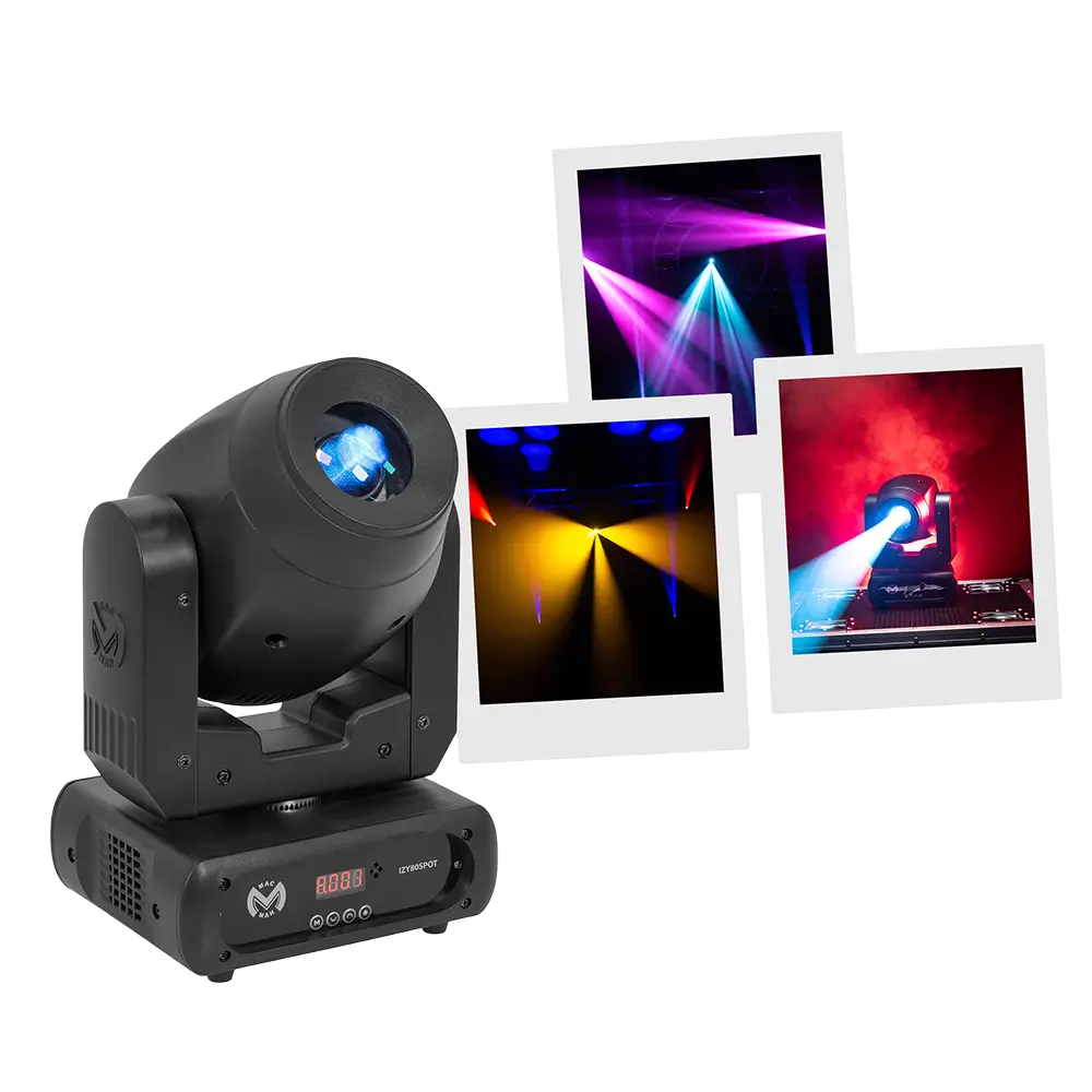 IZY 80 Spot 80W 10° bundel met gobo's en prisma - Mac Mah
