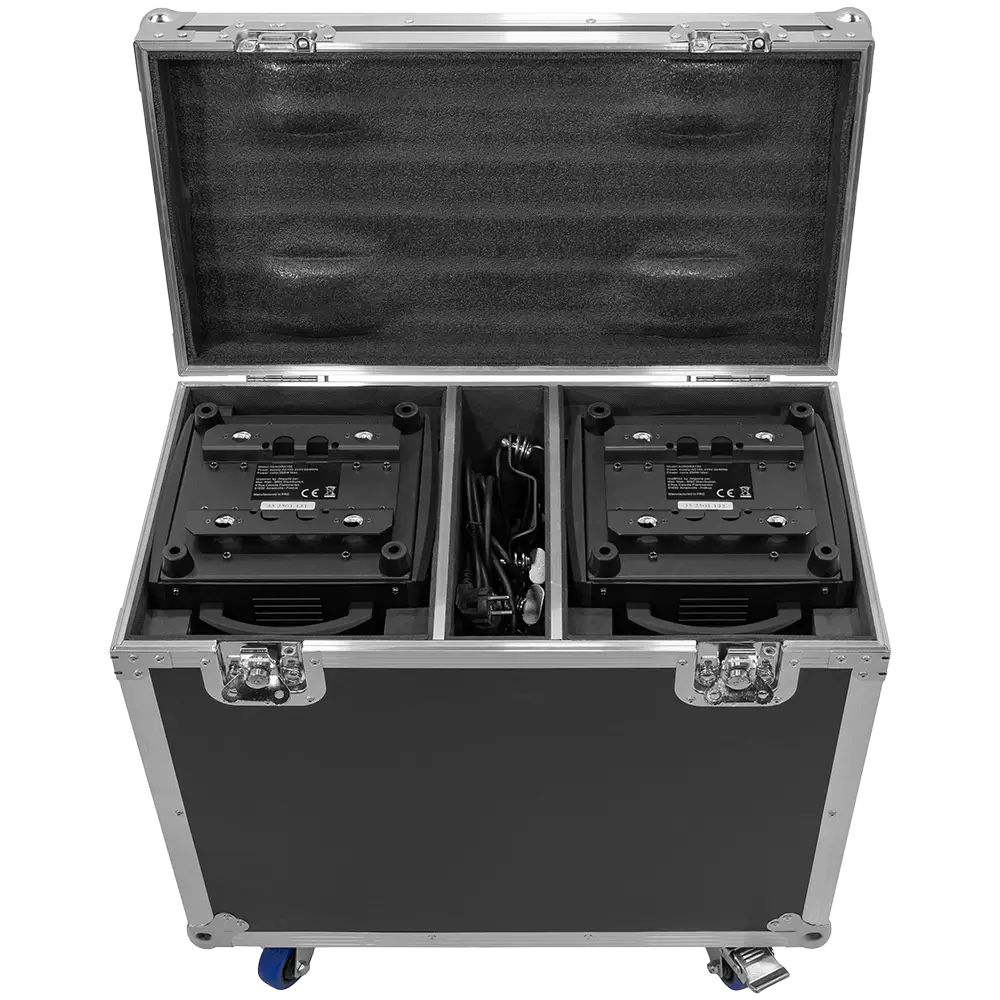 Set van 2 "Aurora 150 BSW" bundel + spot + wash hybriden met flightcase - Mac Mah