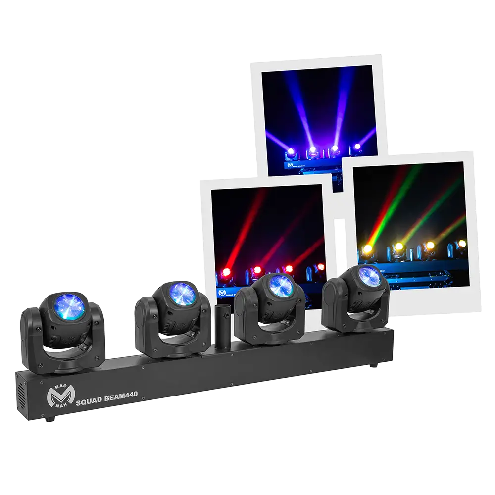 Effect-LED-bundel "Squad Beam 440" 4 koppen 40 W 2,5° bundel - Mac Mah